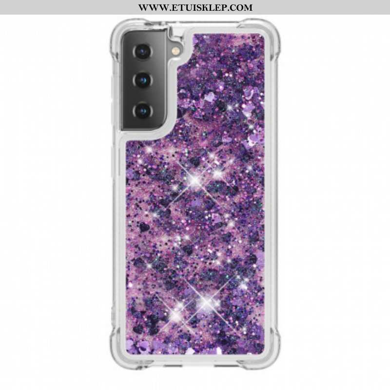 Etui do Samsung Galaxy S21 Plus 5G Pragnienia Cekiny